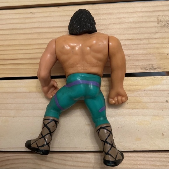 Vtg 1990 WWF Titan Sports Hasbro Python Punch JAKE The Snake ROBERTS Wrestler - Picture 2 of 3